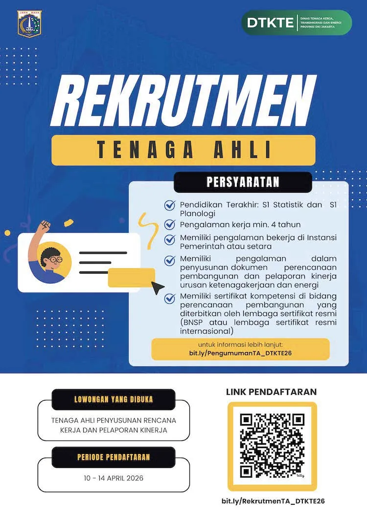 Seleksi Calon Penyedia Jasa Konsultasi Tenaga Ahli Renja & Perjanjian Kinerja TA 2026